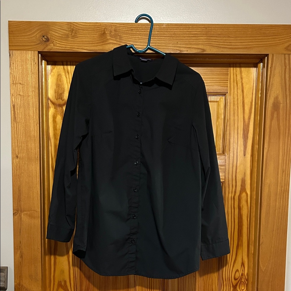 Roaman's Black Blouse